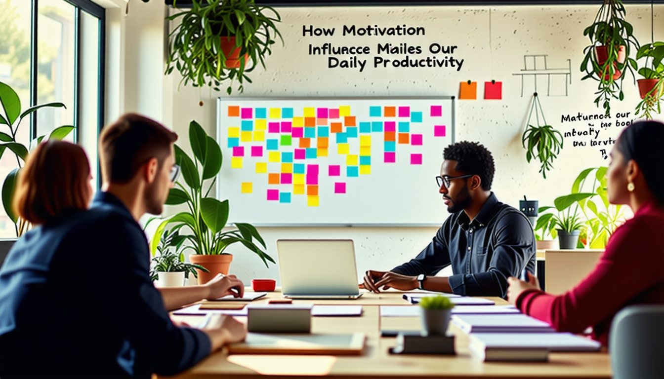 découvrez comment la motivation joue un rôle clé dans notre productivité quotidienne. apprenez des stratégies pour stimuler votre motivation et améliorer votre efficacité au travail et dans vos tâches journalières.